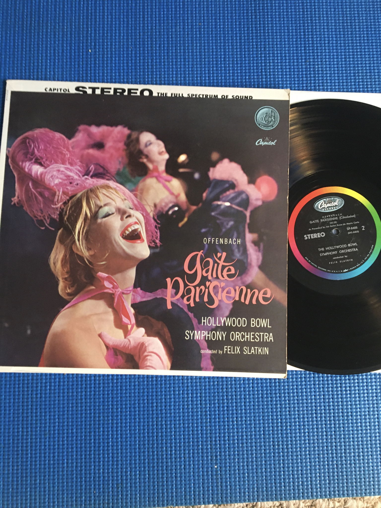 Capitol SP8405 Offenbach Felix Slatkin Lp record  Gaite...