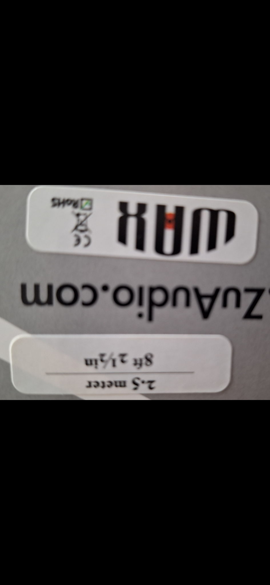 ZU AUDIO model WAX Loudspeaker Cables 2.5 meters (8' 2 ... 15