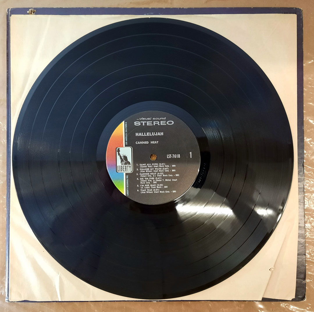 Canned Heat - Hallelujah 1969 EX ORIGINAL VINYL LP Libe... 5
