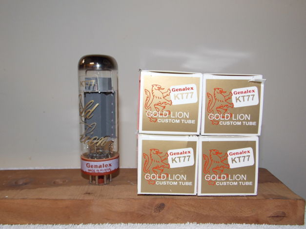 Genalex Gold Lion Reissue KT77 vacuum tubes quad