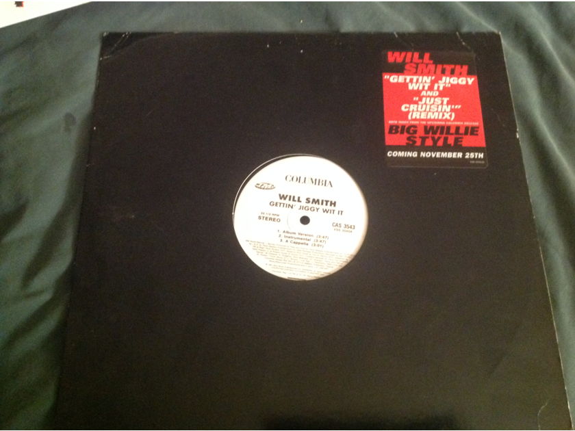 Will Smith  Gettin' Jiggy With It/Just Cruisin(Remix) Columbia Records 12 Inch Promo