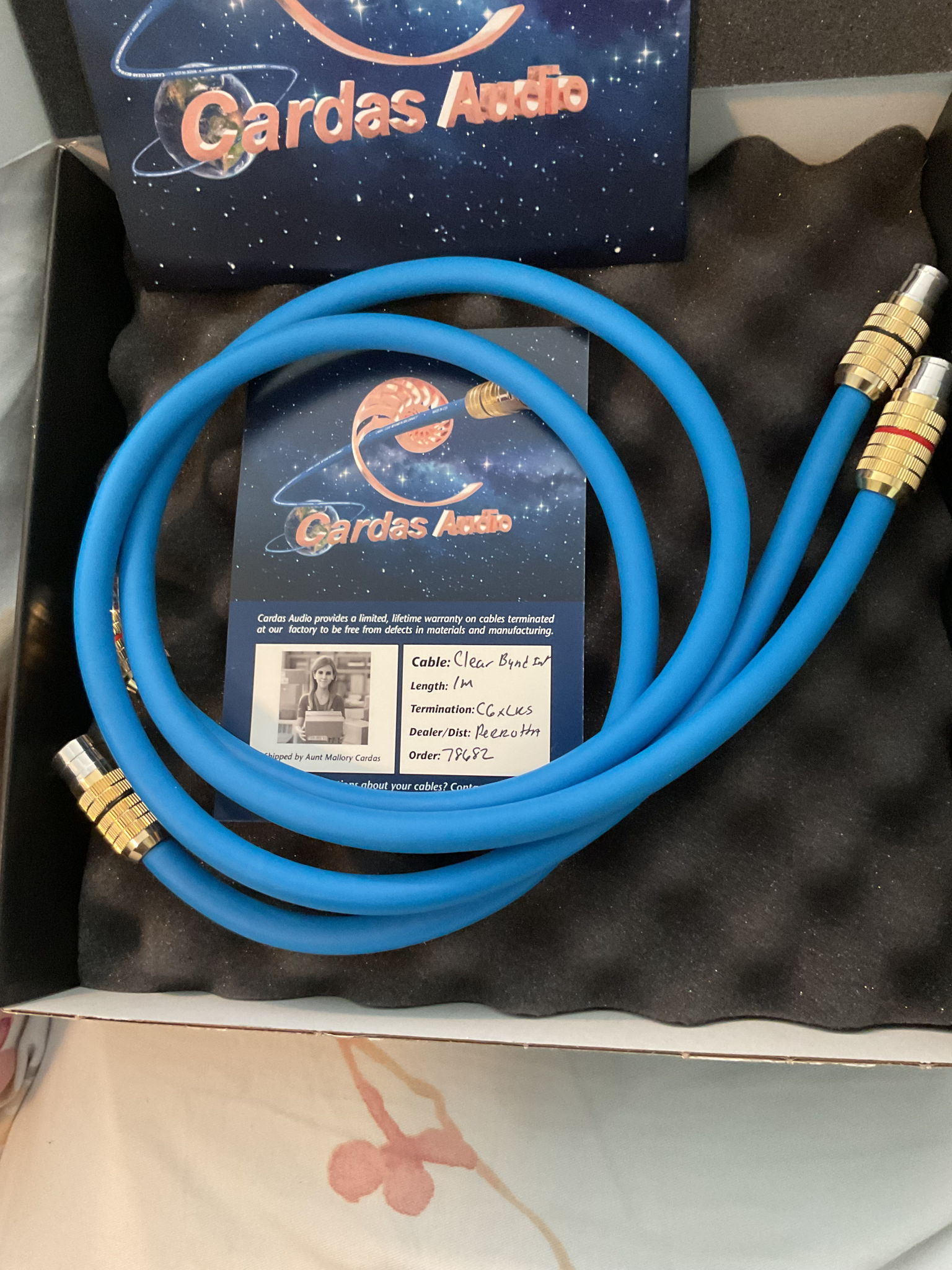 Cardas Audio Clear Beyond  - XLR 1M interconnect 3