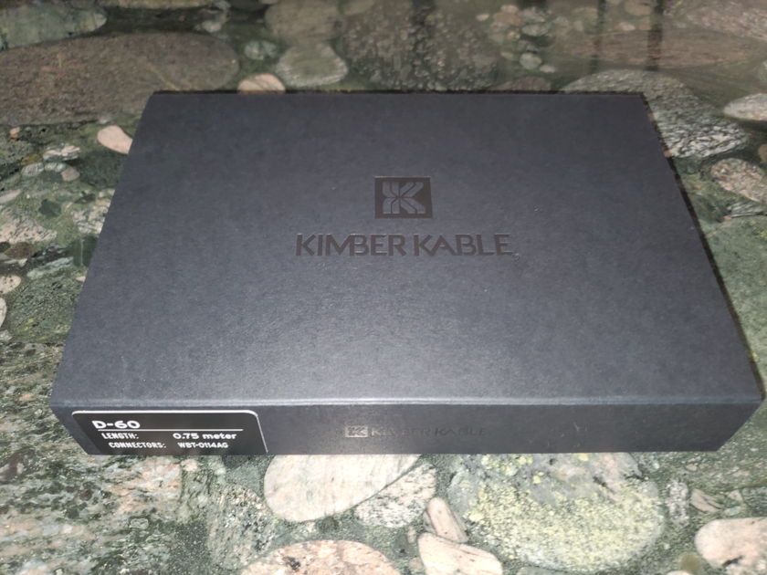 Kimber Kable Illuminations D-60 with WBT RCA to RCA connectors (0.75M)