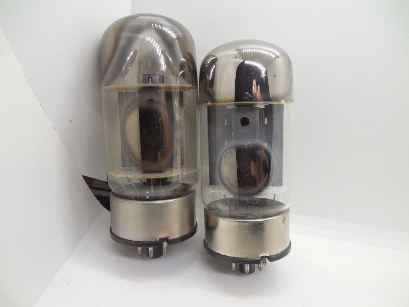 2 struly matched general electric 6550a / 6550 tubes matched within 2.6ma 400 volts