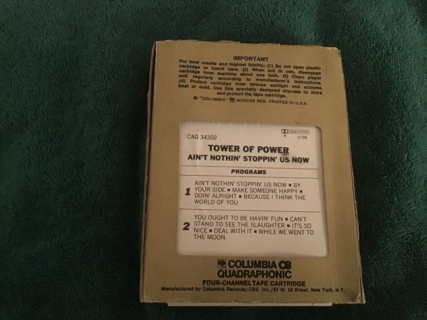 Tower Of Power Ain’t Nothin’ Stoppin’ Us Now Quadraphonic 8 Track