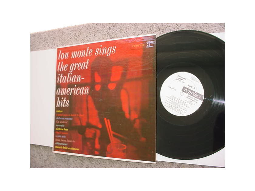 PROMO LOU MONTE LP Record the great Italian American hits