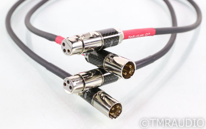 Tellurium Q Ultra Black XLR Cables; 1m Pair Balanced In...