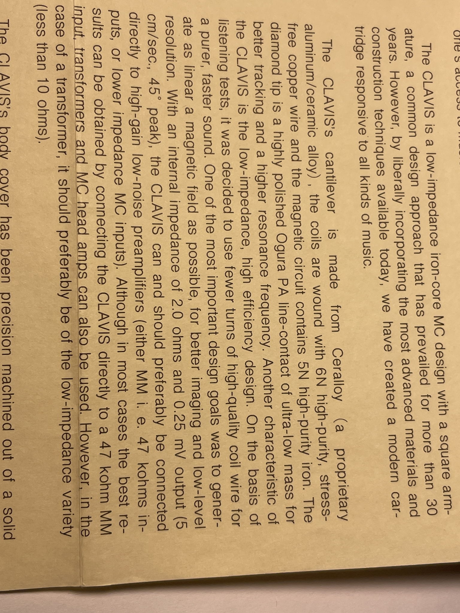 Lyra Clavis MC Phonograph (orig ver. 1) cartridge in ex... 8