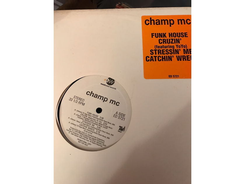 VINYL LP RECORD Champ MC ‎– Funk House  VINYL LP RECORD Champ MC ‎– Funk House