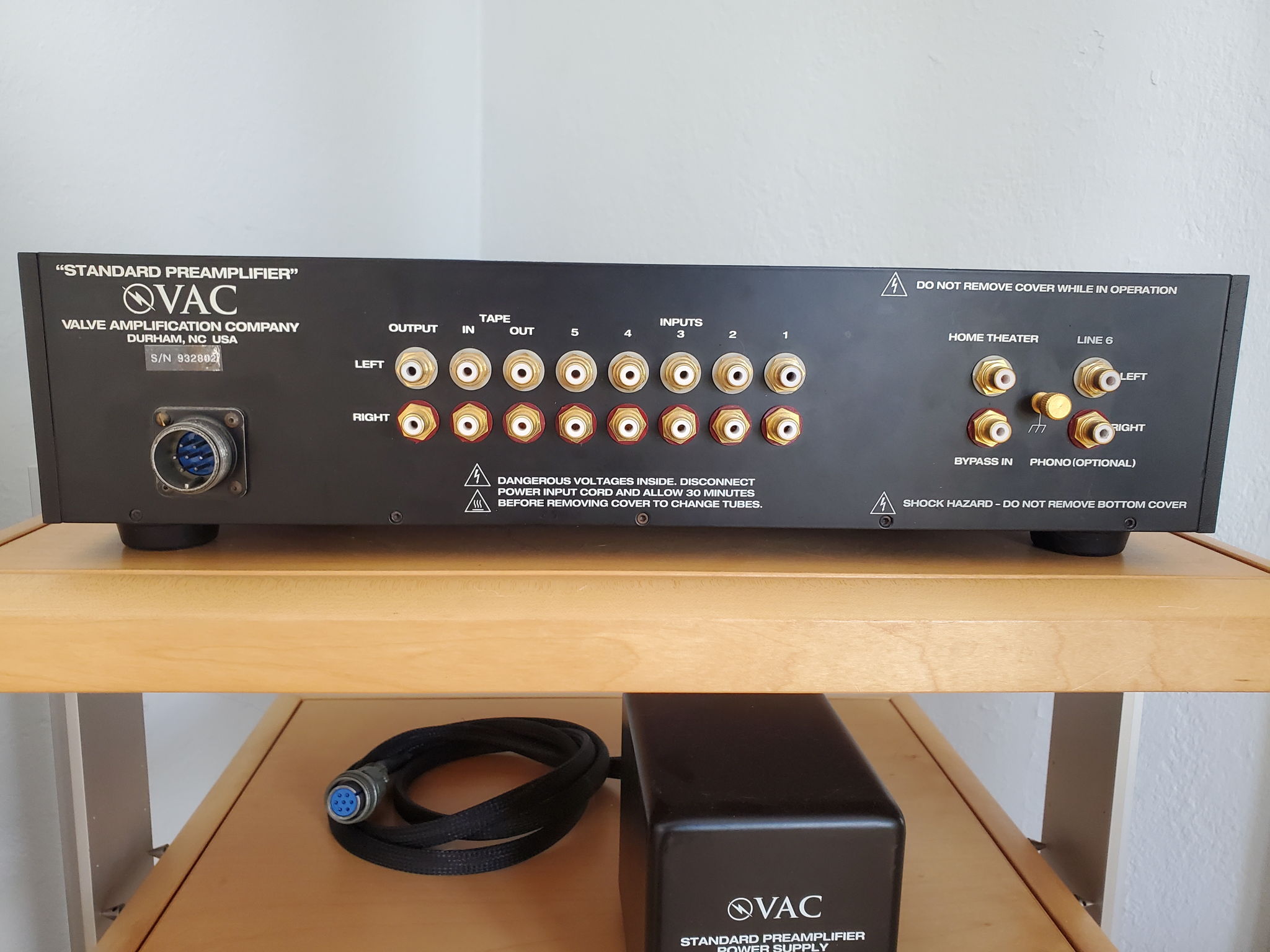 VAC Standard LE Preamp with Renaissance phono stage 5