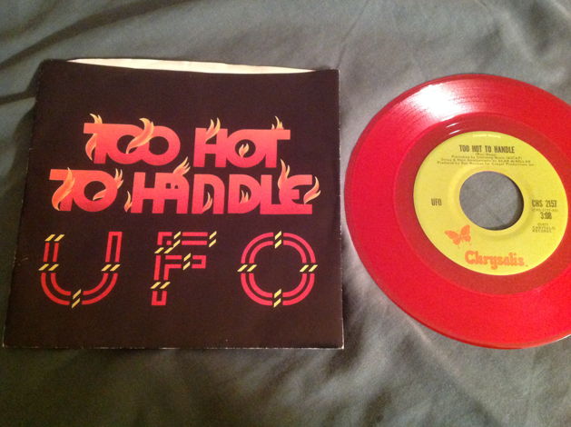UFO Too Hot To Handle Chrysalis Records Red Vinyl