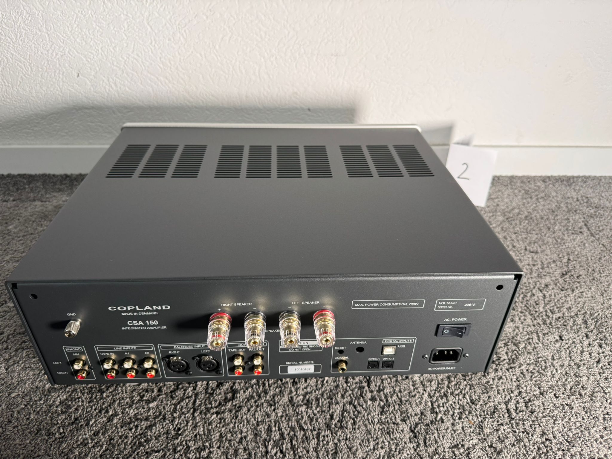Copland CSA-150 CSA150 hybrid integrated amplifier new ... 8