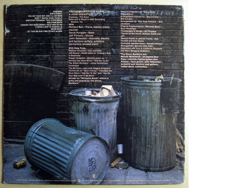 John Sebastian - Welcome Back - 1976 Reprise Records ‎MS 2249