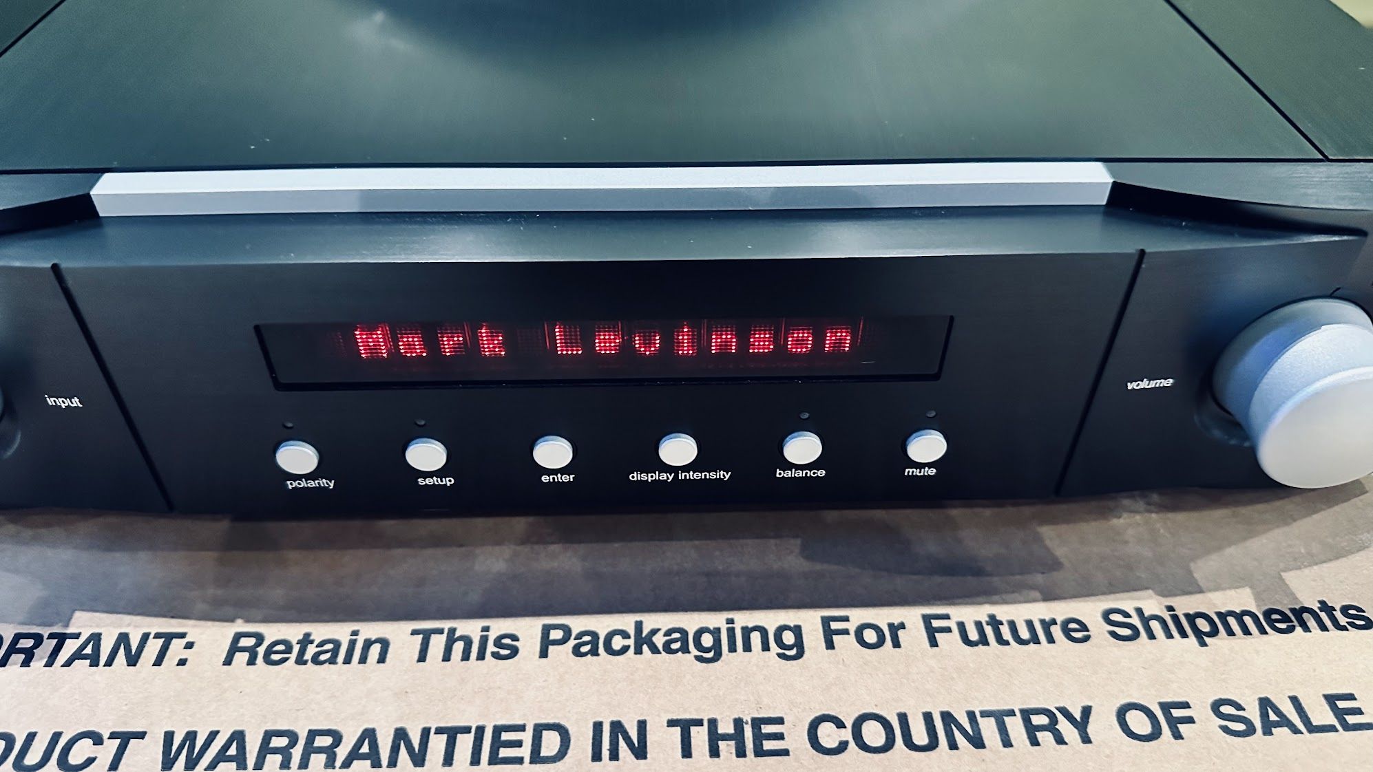 Mark Levinson No 523 Preamplifier with Phono Stage MINT 4