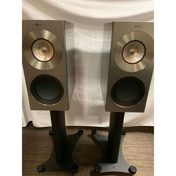 KEF Reference One 1 Speakers Piano Gloss Black with Fac...