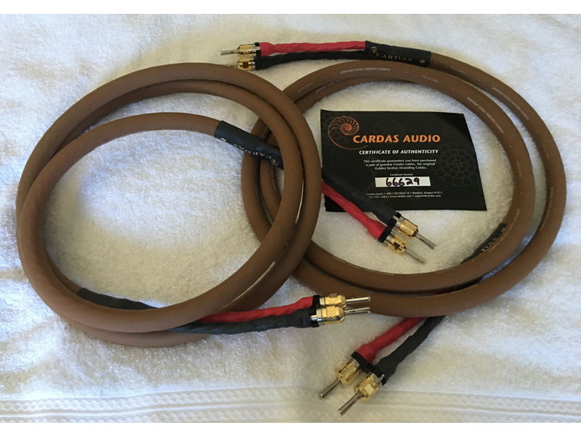 Cardas Golden Cross Speaker Cables, 6-Foot Pair, Latest Version