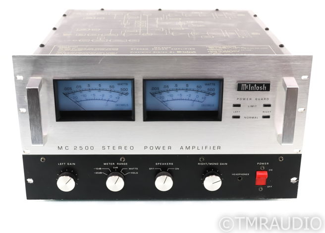 McIntosh MC2500 Vintage Stereo Power Amplifier; MC-2500...