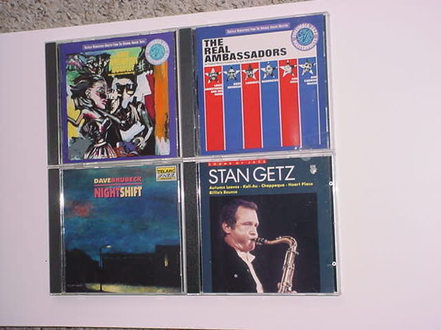 JAZZ CD LOT OF 4 CD'S - 3 Dave Brubeck and 1 Stan Getz