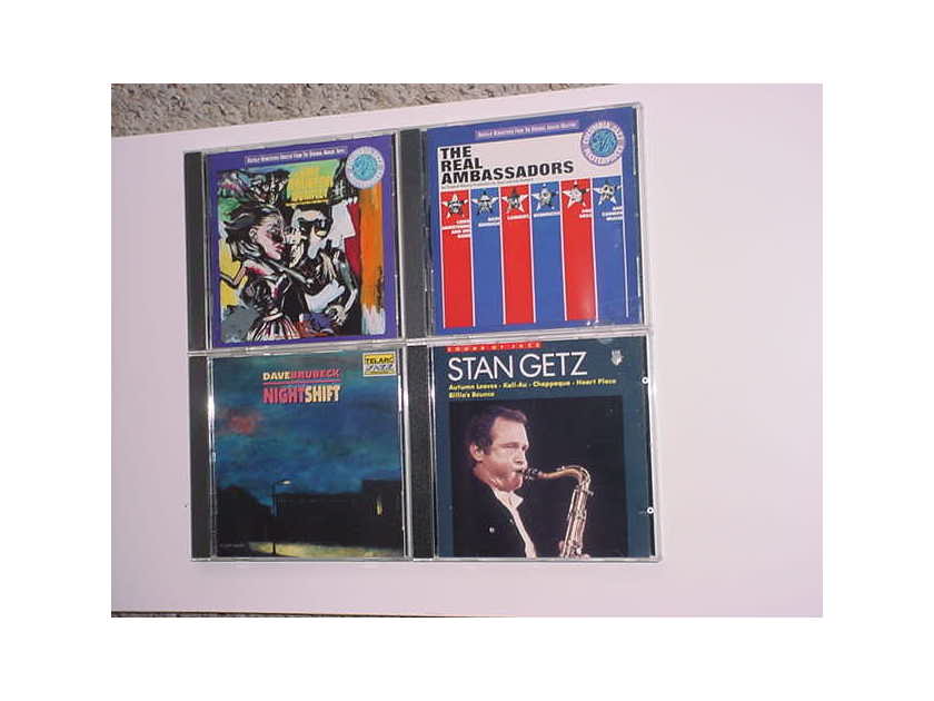 JAZZ CD LOT OF 4 CD'S - 3 Dave Brubeck and 1 Stan Getz