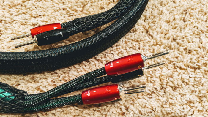 AudioQuest Aspen Speaker Cables 8 feet Pair