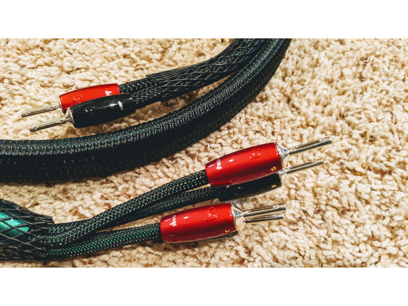 AudioQuest Aspen Speaker Cables 8 feet Pair