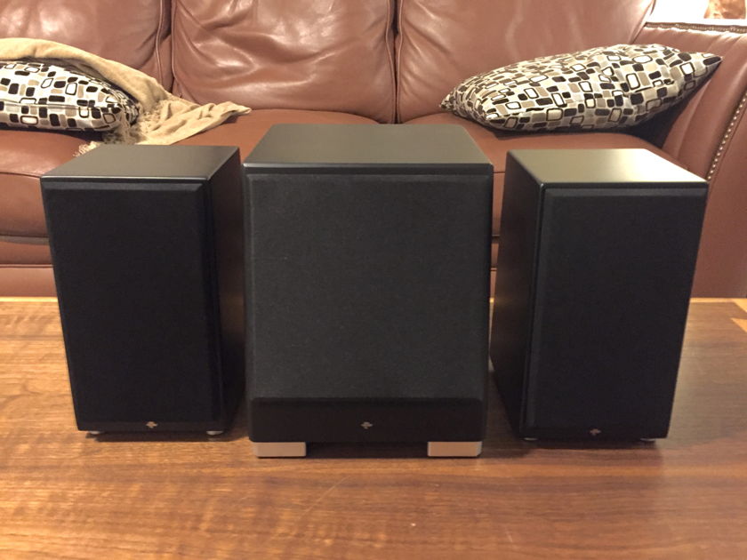 Totem Kin Mini and Mini Sub - 2.1 Speaker System in Satin Black