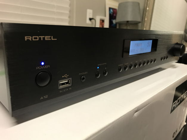 Rotel A12 Integrated Amplifier with DAC and MM Phono
