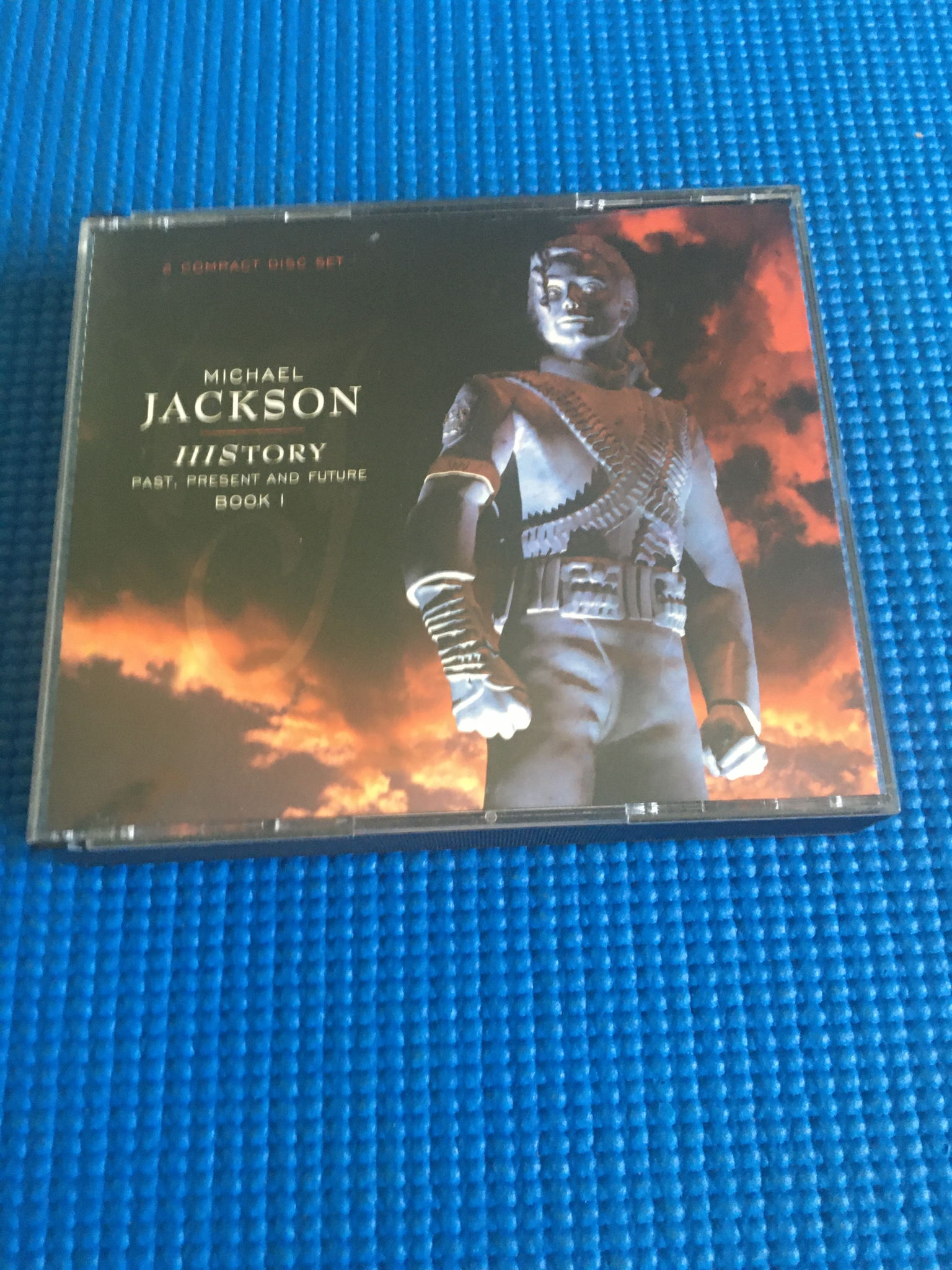 Michael Jackson history  Double gold colored cd set