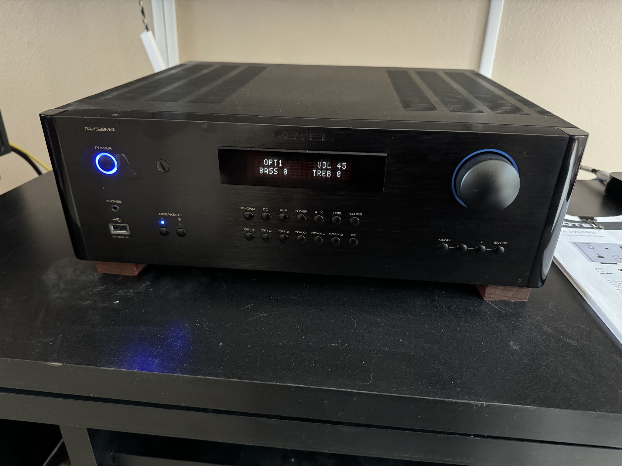 Rotel RA-1592MKII integrated amp 8