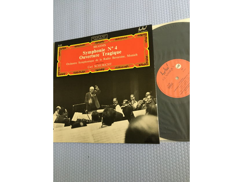 Brahms Carl Schuricht Lp record  Symphonie no4 ouverture Tragique Munich