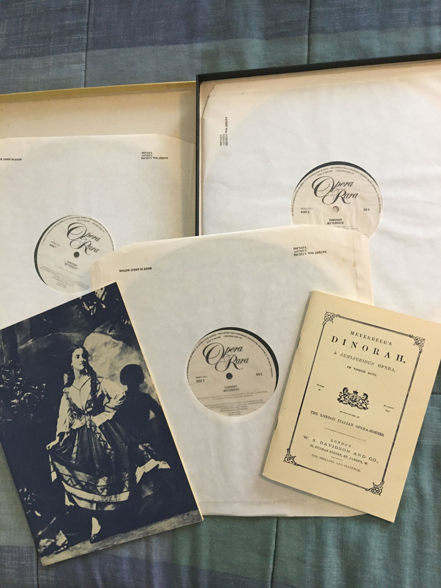 Dinorah Meyerbeer 3 Lp Record box set  Opera Rara OR5 E... 9