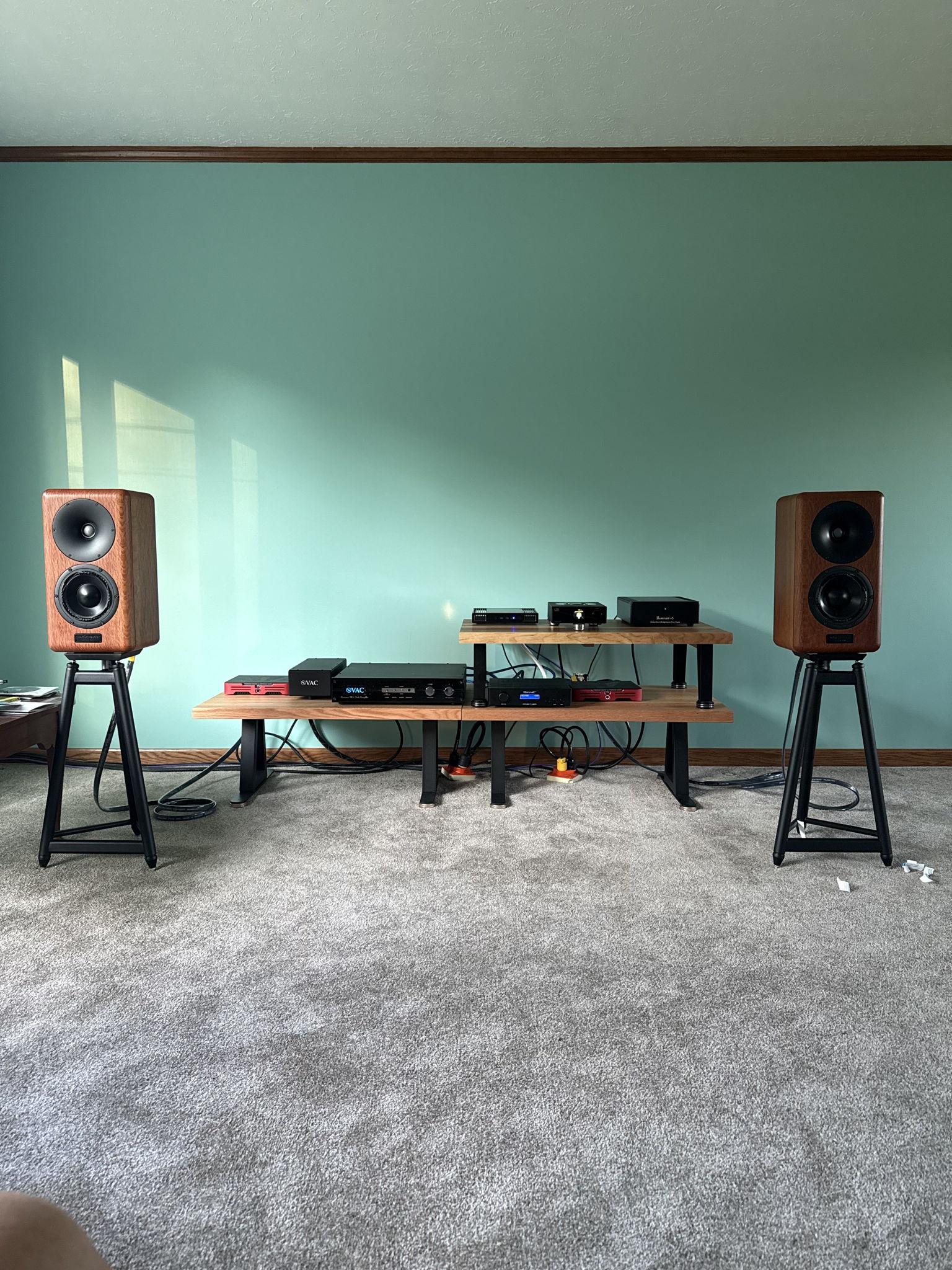Class D Audio amps VAC preamp