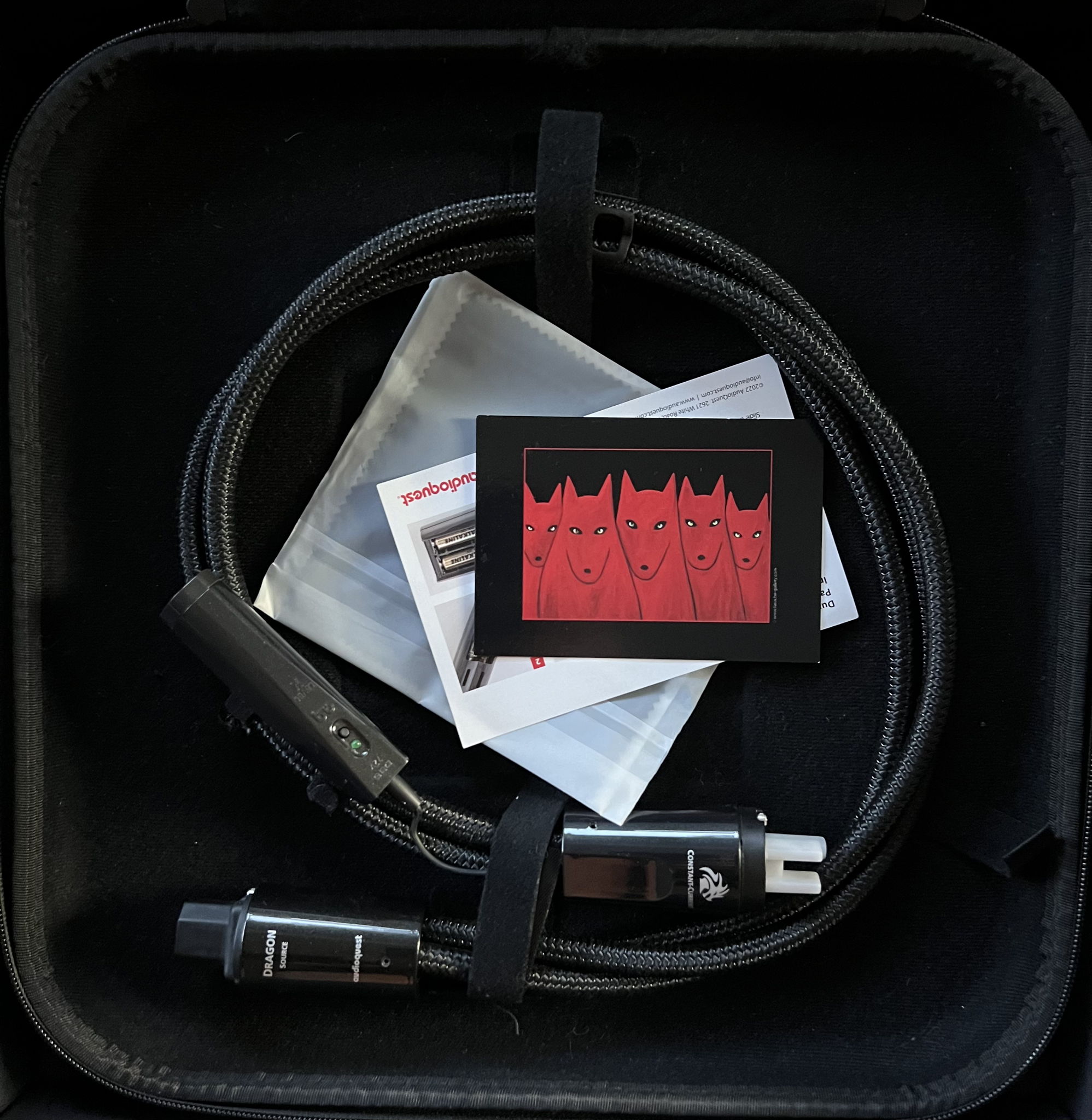 1 - AudioQuest Dragon 1 Meter Source Power Cables $2750