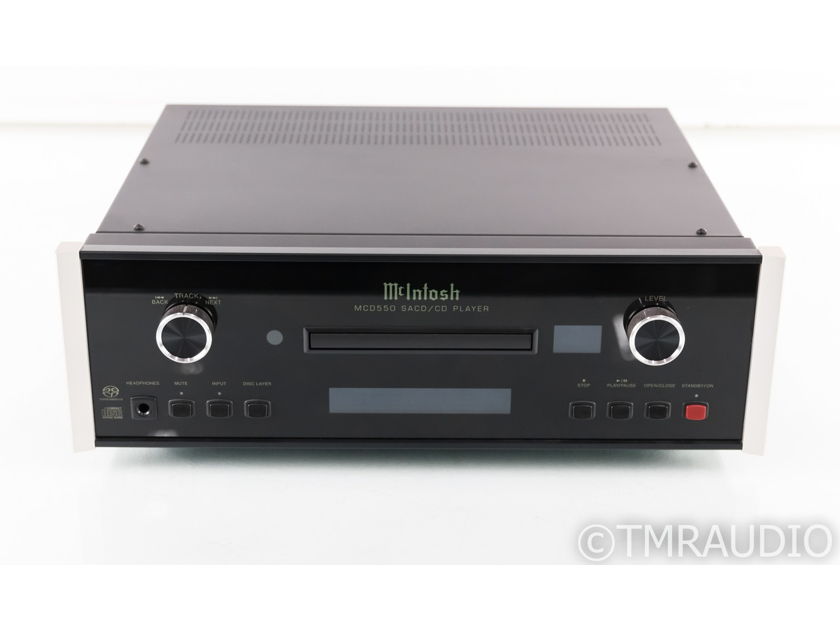 McIntosh MCD550 SACD / CD Player; MCD-550; Remote (25604)