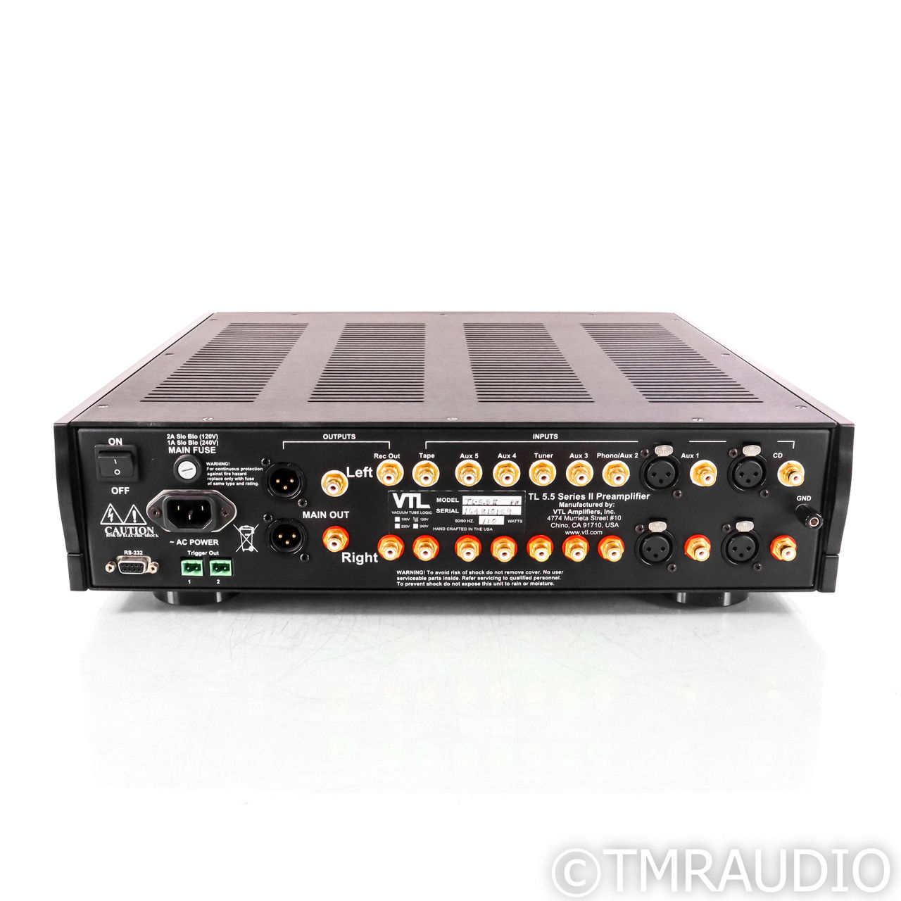 VTL TL-5.5 Series II Signature Stereo Tube Preamplif (6... 6