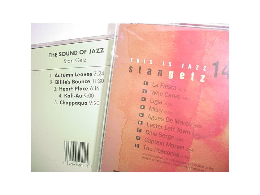 JAZZ 3 CD lot of cd's Stan Getz - this is jazz 14 and sound of jazz and double cd set Highlights