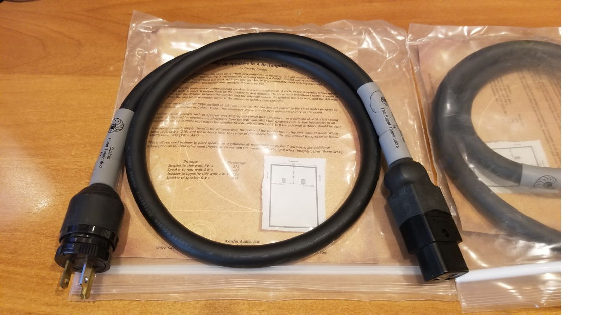 Cardas Audio Golden Reference Power Cord 1 For Sale