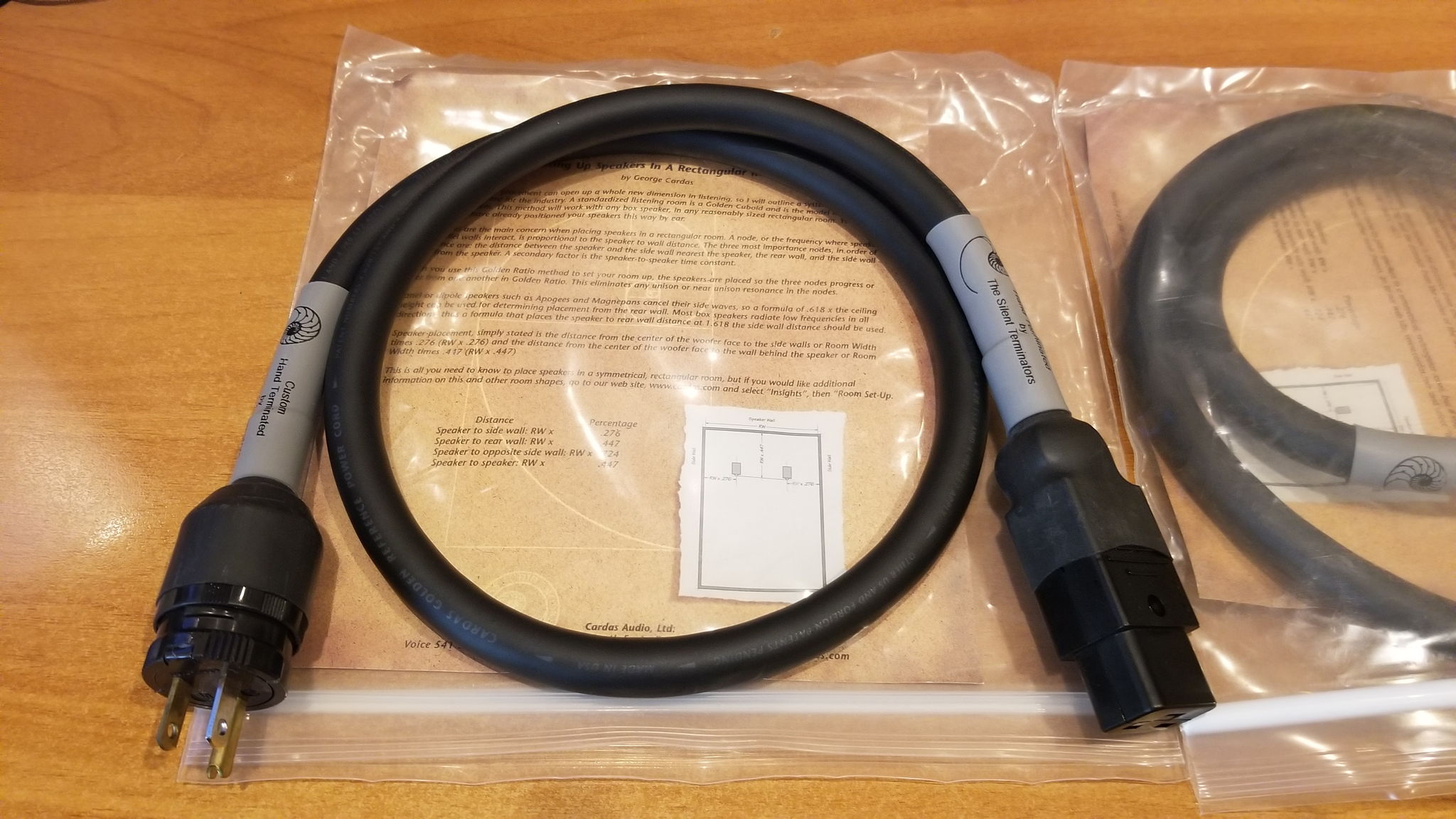 Cardas Audio Golden Reference Power Cord 1 For Sale | Audiogon