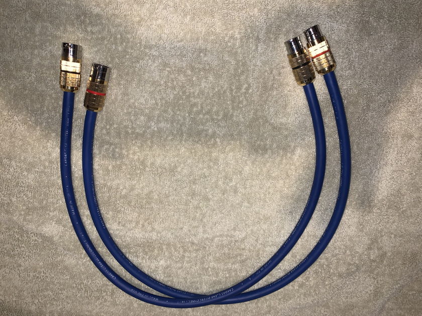 Cardas Audio Clear .75 meter XLR interconnect 2 pair available, free ship USA