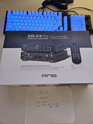 RME ADI-2/4 Pro Special Edition
