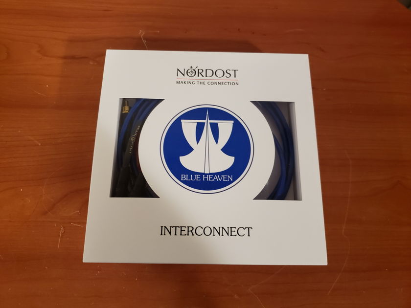 Nordost Blue Heaven Leif Series Interconnect Cables. 1 Meter. RCA.