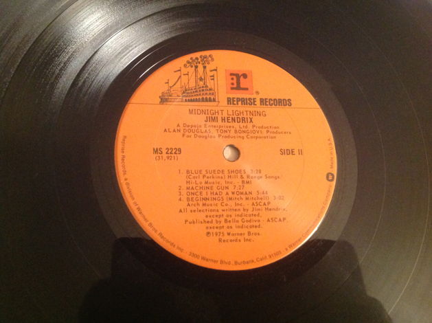 Jimi Hendrix  Midnight Lighting Reprise Records MS 2229