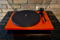 Pro-Ject Essential ll Turntable - Red w/ Ortofon OM5e C... 4