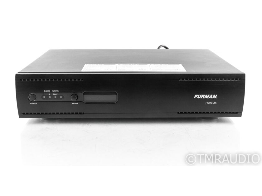 Furman F1000-UPS AC Power Line Conditioner; Battery; Uninterruptible Power Supply (22168)