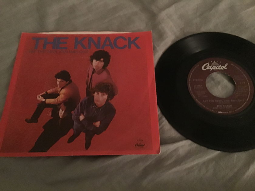 The Knack  Pay The Devil(Ooo Baby Ooo) With Picture Sleeve