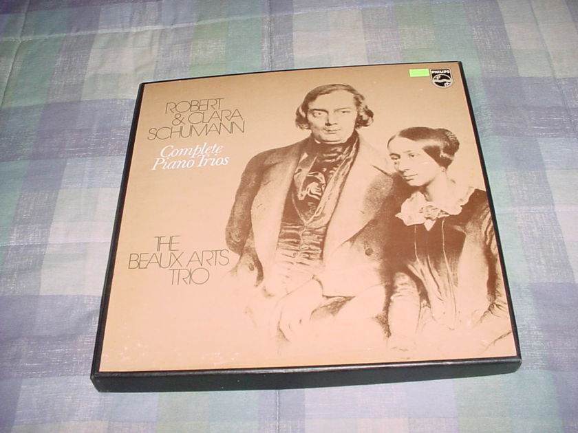 Robert & Clara Schumann  lp record box set complete piano trios Beaux Arts Trio Philips