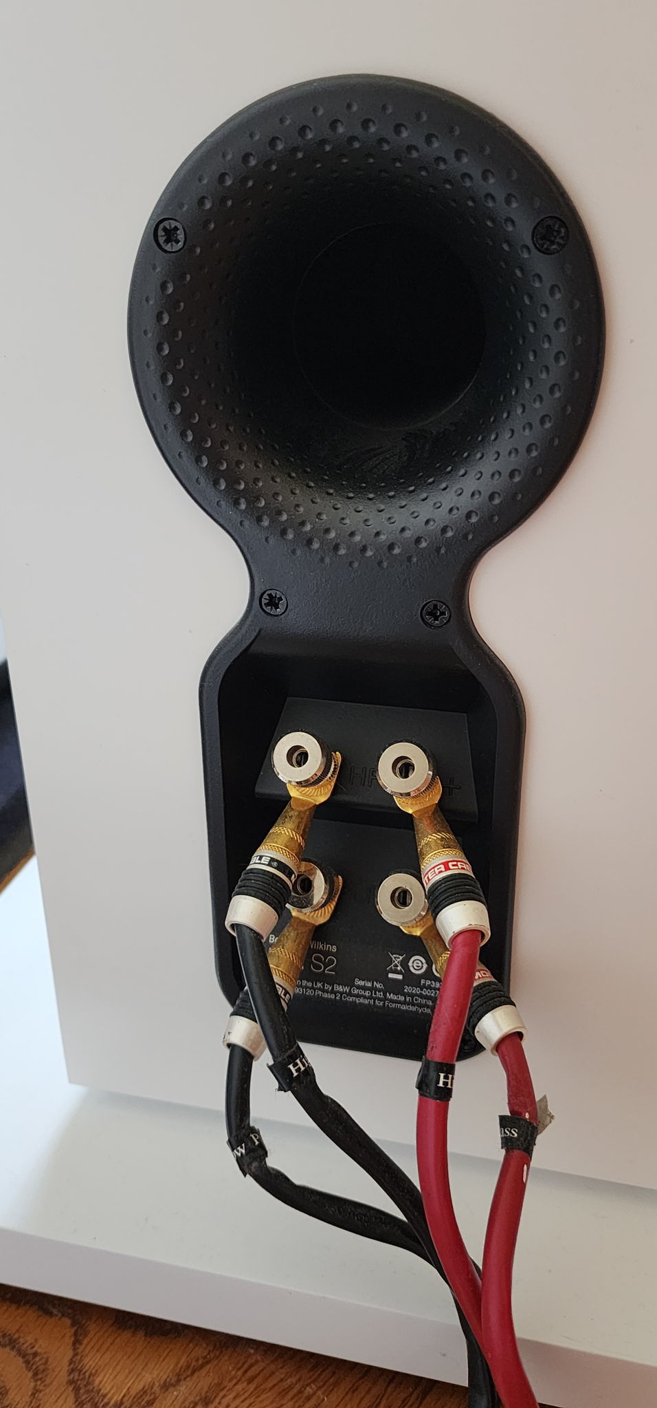 B&W (Bowers & Wilkins) 702 S2 with Monster 2.4 BiWires 10