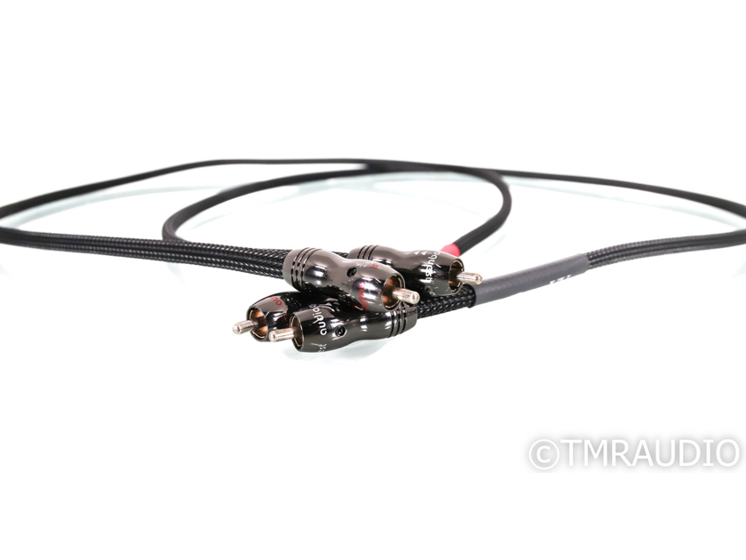 AudioQuest Black Mamba II RCA Cables; 1m Pair Interconnects (50795)