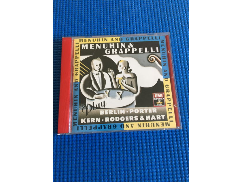 Menuhin & Grappelli play Berlin Porter Kern Rogers & Hart cd EMI studio 1988