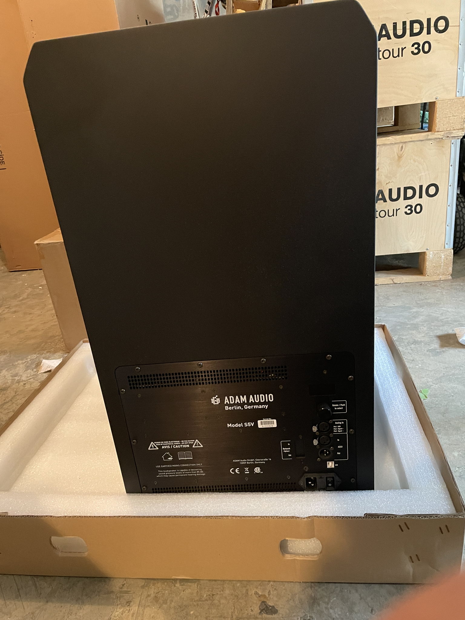 Adam Audio S5V active speakers - mint customer trade-in